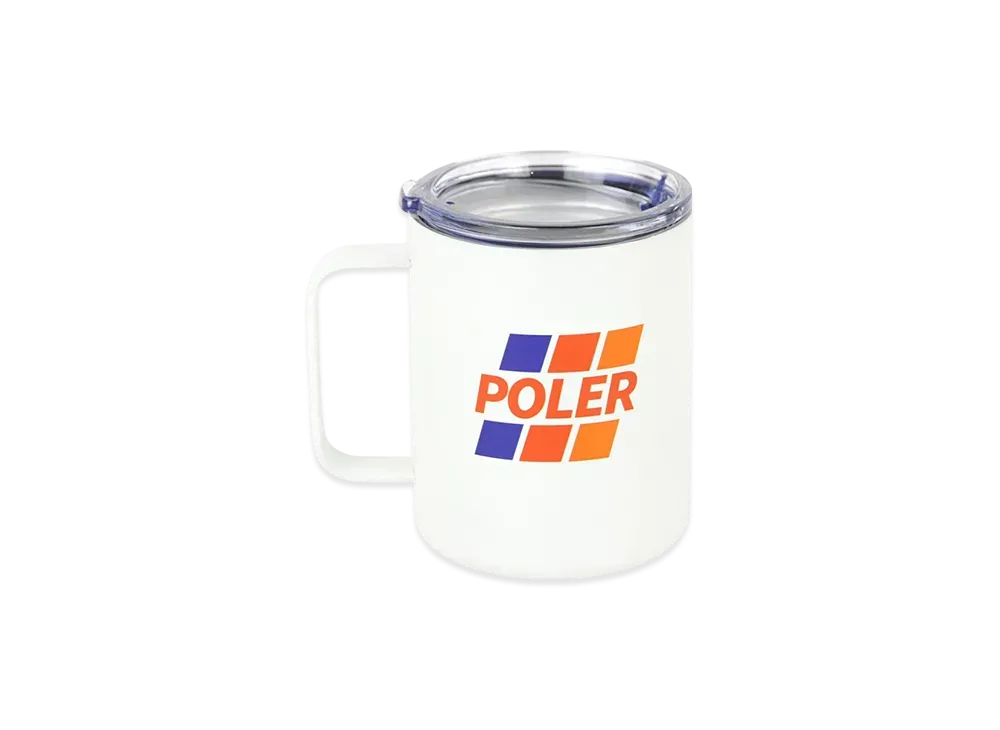 POLeR Outdoor Camping Mug "WhiteRed"