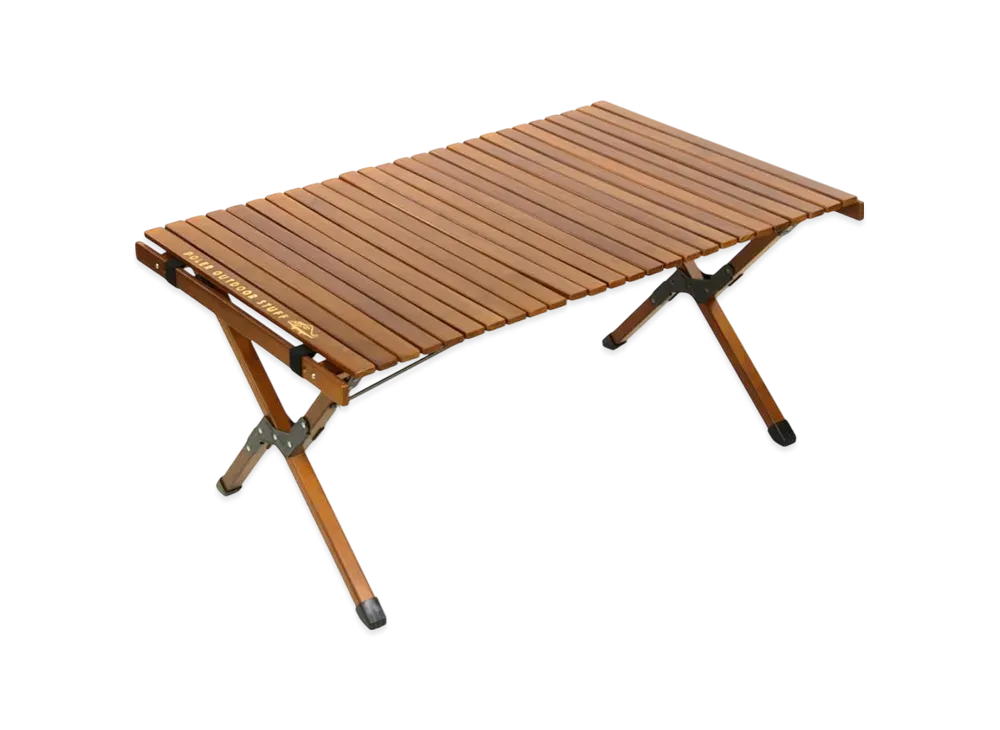 POLeR Outdoor Wood Table "Dark Brown"