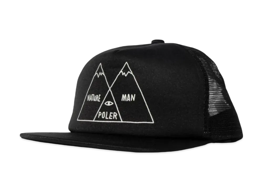 POLeR Ven Digram Trucker Cap "Black"