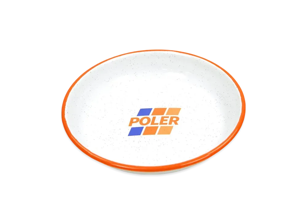 POLeR Camping Plate "WhiteRed"