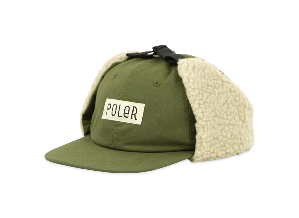 POLeR Flap Cap Free Front "Olive"