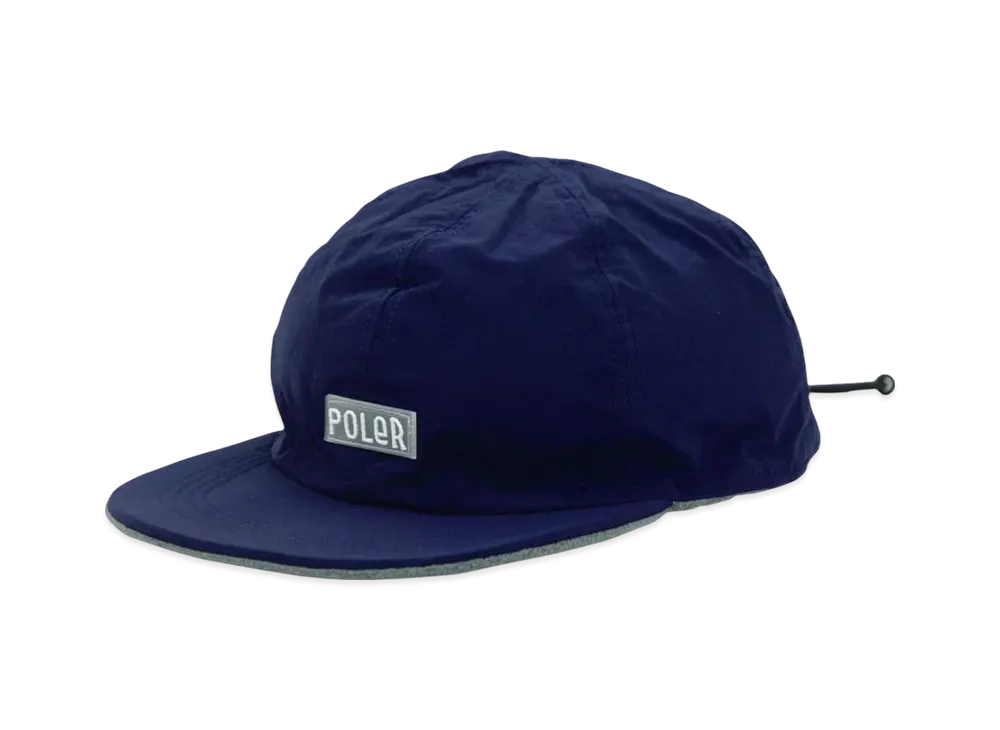 POLeR Reversible Fleece Cap "NavyGrey"