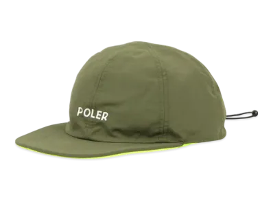 POLeR Reversible Fleece Cap "GreenYellow"