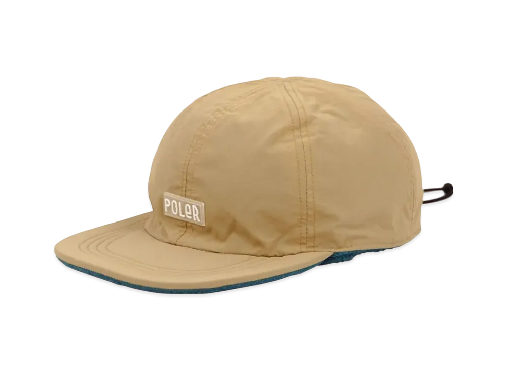 POLeR Reversible Fleece Cap "BeigeBlue"