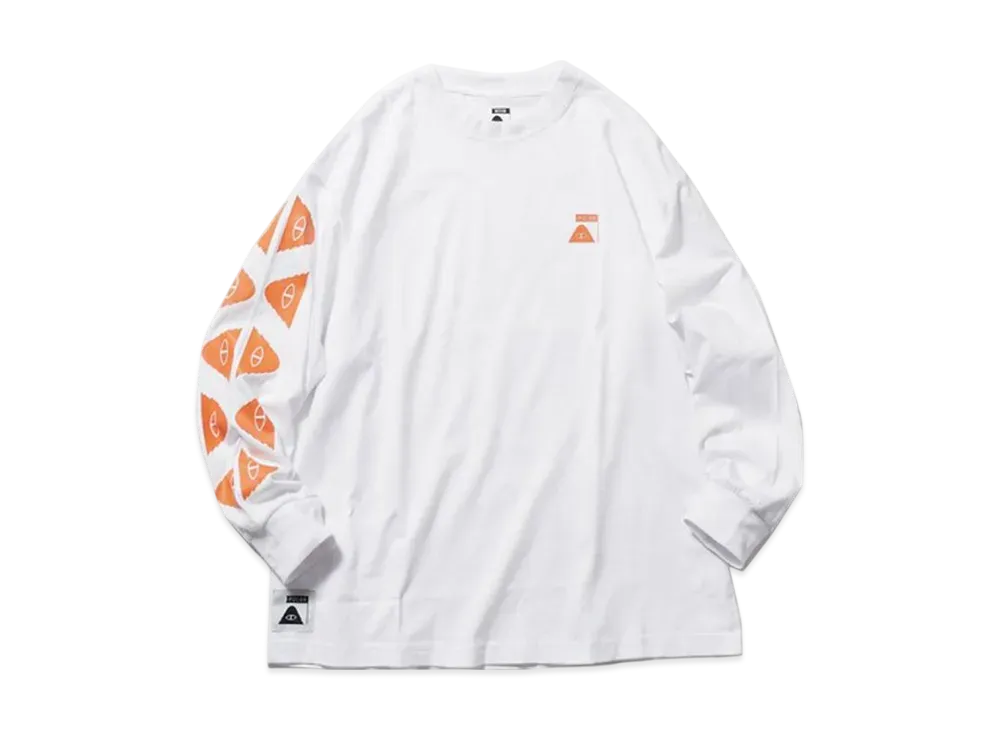 POLeR Summit Relaxed Fit LS Tee "White"