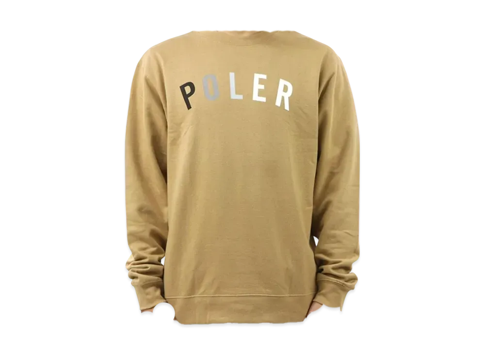 POLeR Crew Fleece Sweatshirt "Sand"