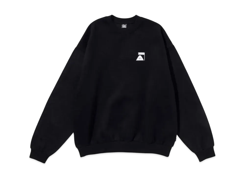 POLeR Summit Crew Fleece Sweatshirt "BlackWhite"
