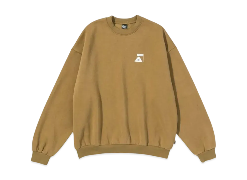 POLeR Summit Crew Fleece Sweatshirt "Khaki"