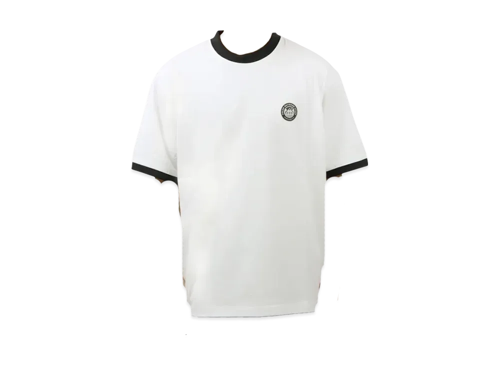 POLeR Psychedelic Relax Trim SS Tee "WhiteBlack"