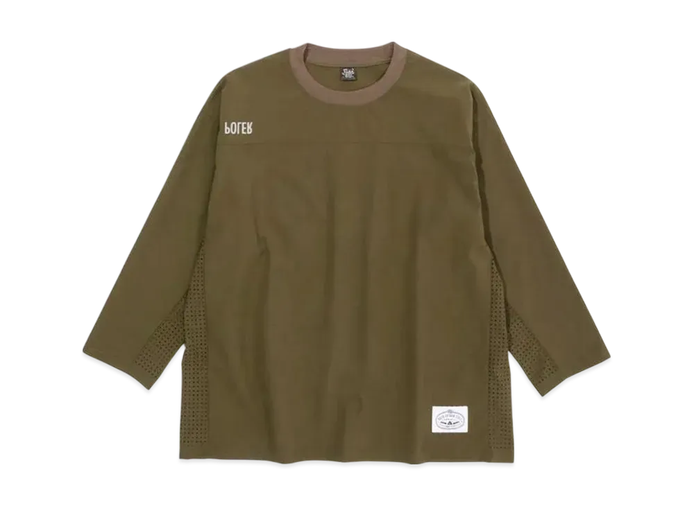 POLeR Relop Dry Football Tee "Brown"