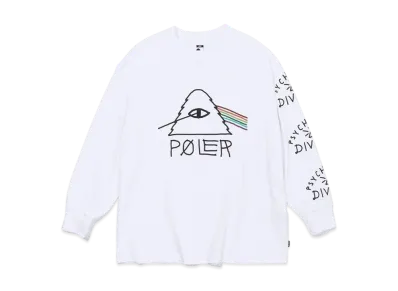 POLeR Psychedelic Fit LS Tee "White"