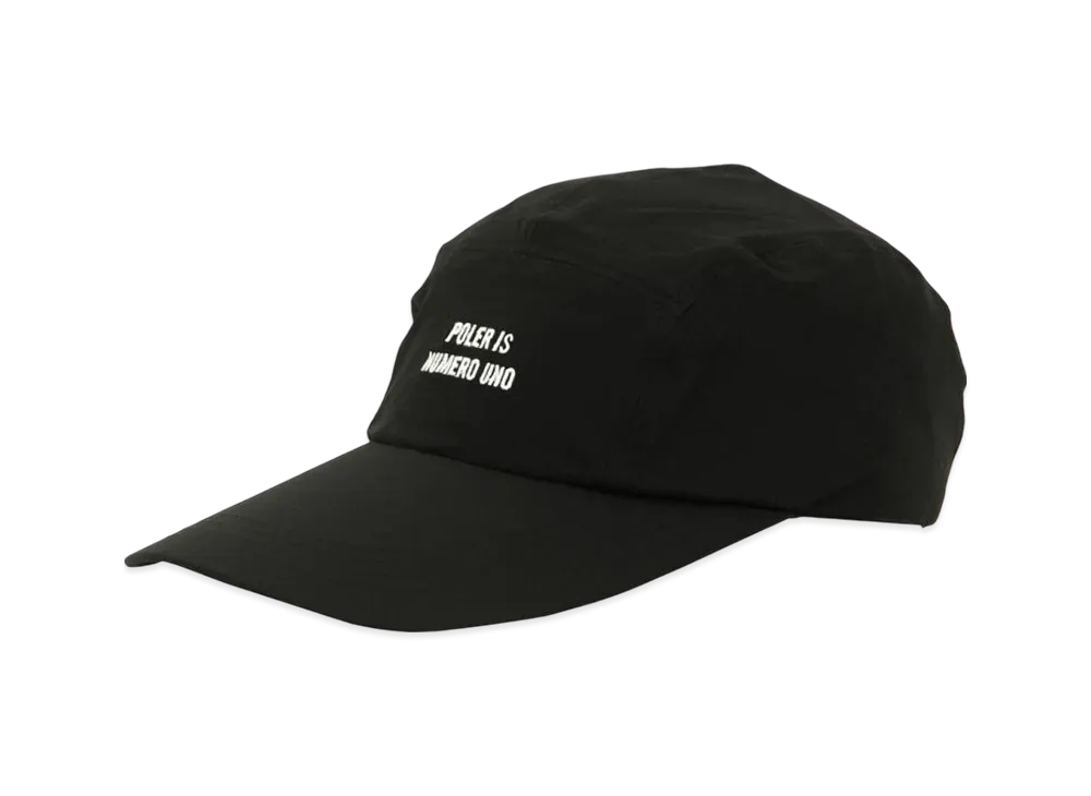 POLeR Stretch Lip Long Visor Cap "Black"