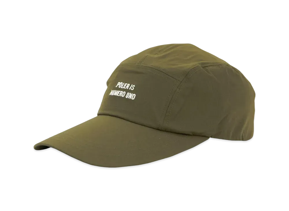POLeR Stretch Lip Long Visor Cap "Olive"