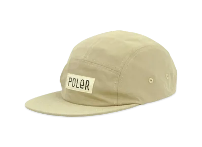 POLeR Fully Front 5 Panel Cap "Beige"