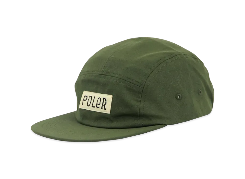 POLeR Fully Front 5 Panel Cap "Olive"