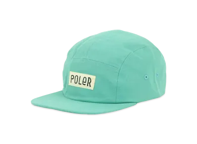 POLeR Fully Front 5 Panel Cap "Light Green"
