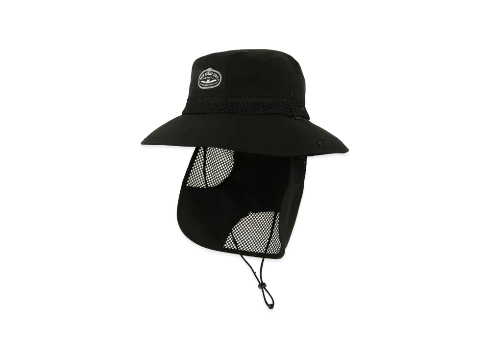 POLeR 2Way Thundered Long Brim Hat "Black"