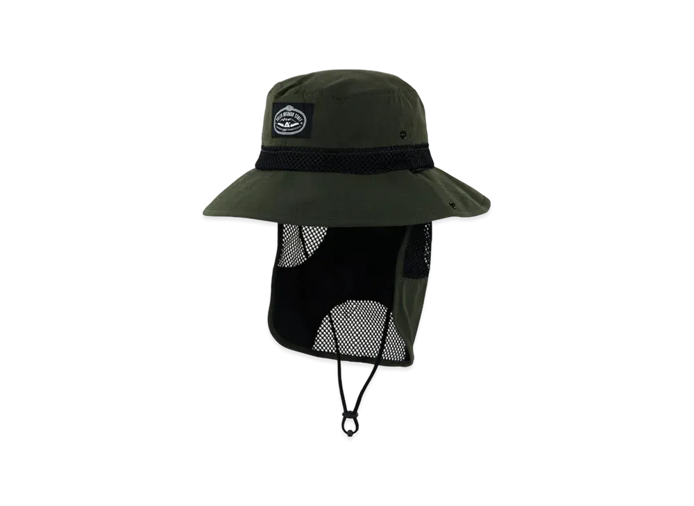 POLeR 2Way Thundered Long Brim Hat "Olive"