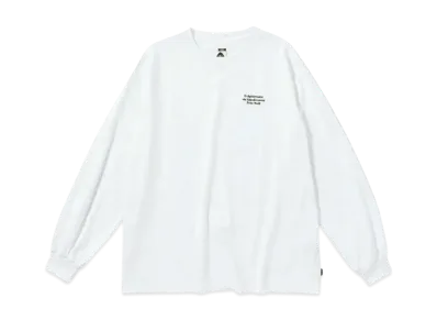 POLeR Enlightenment Relaxed Fit LS Tee "White"