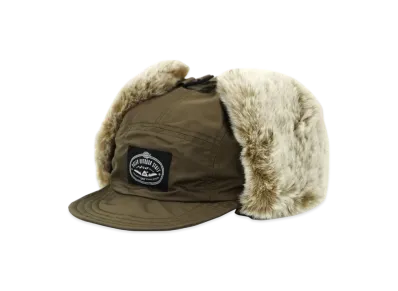 POLeR Fight Nylon Fur Flap Cap "Brown"