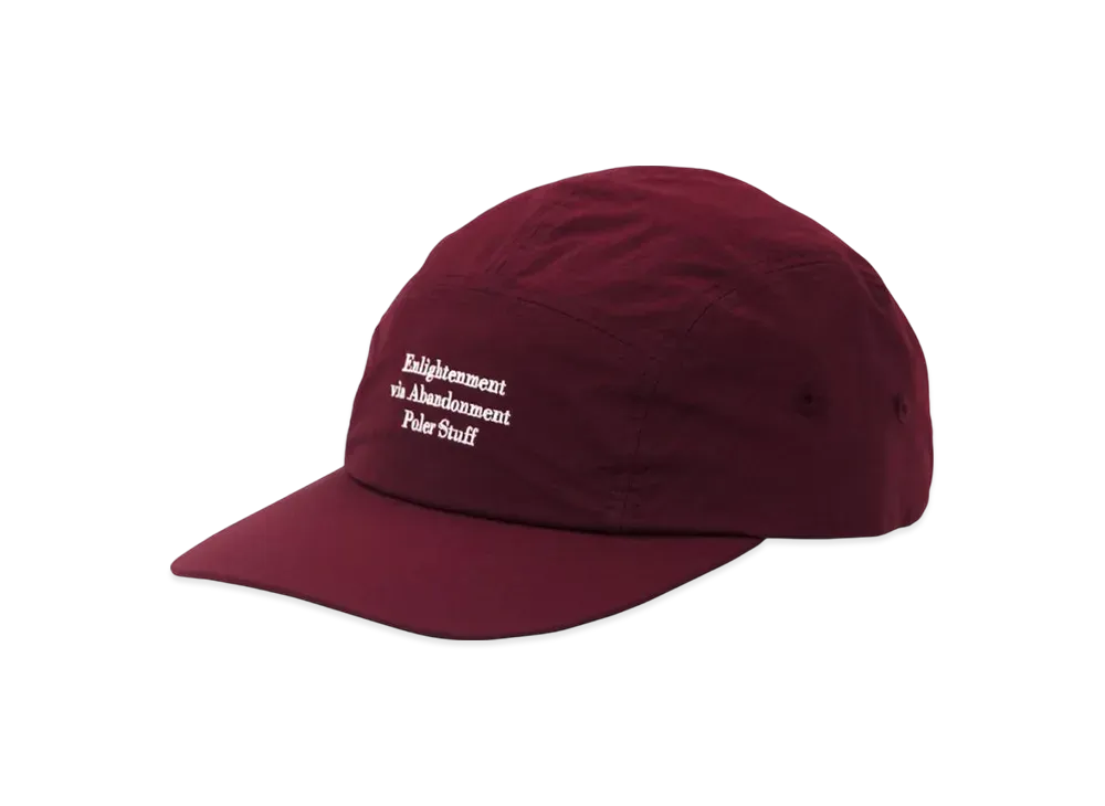 POLeR Nylon 5 Panel Cap "Burgundy"