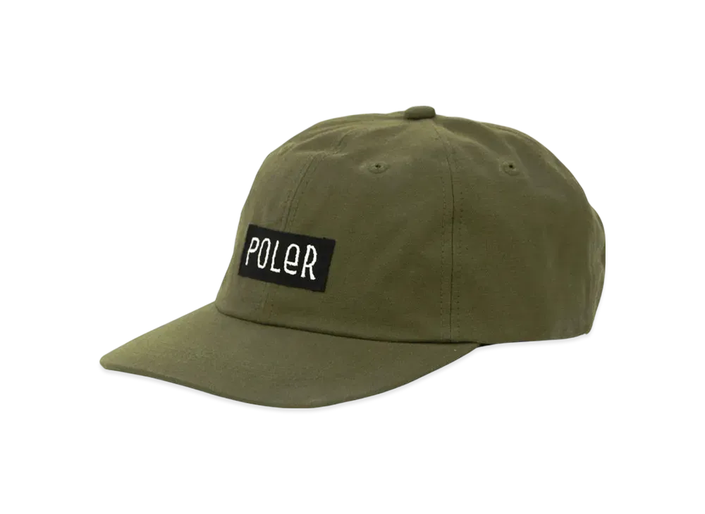 POLeR Cotton Logo Cap "Olive"