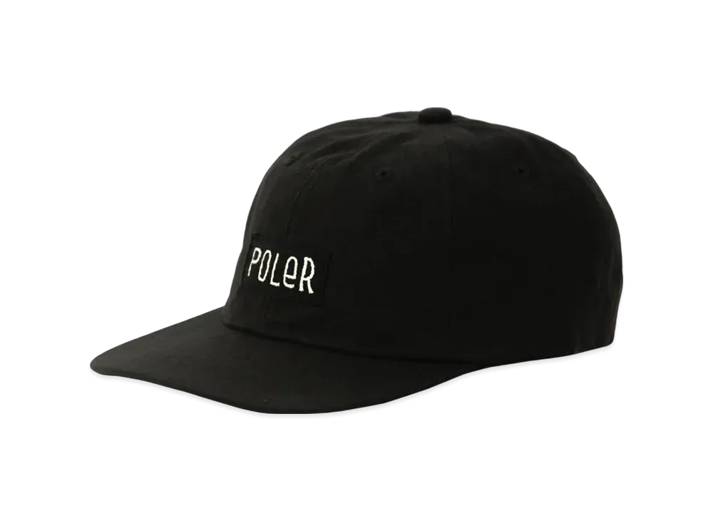POLeR Cotton Logo Cap "Black"