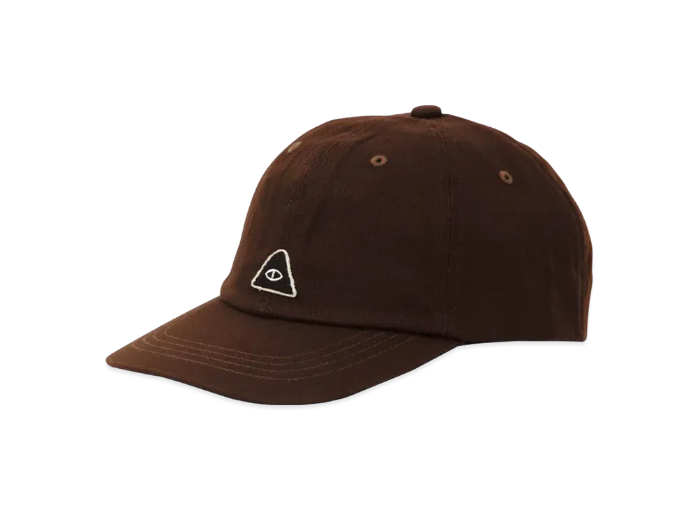 POLeR Cotton Twill Patch Baseball Cap "Brown"