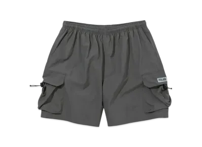 POLeR Nylon Wide Stuff Cargo Shorts "Grey"