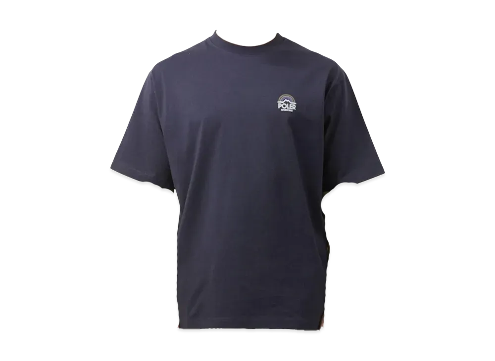 POLeR Rainbow Relaxed Fit Crew Neck SS Tee "Navy"