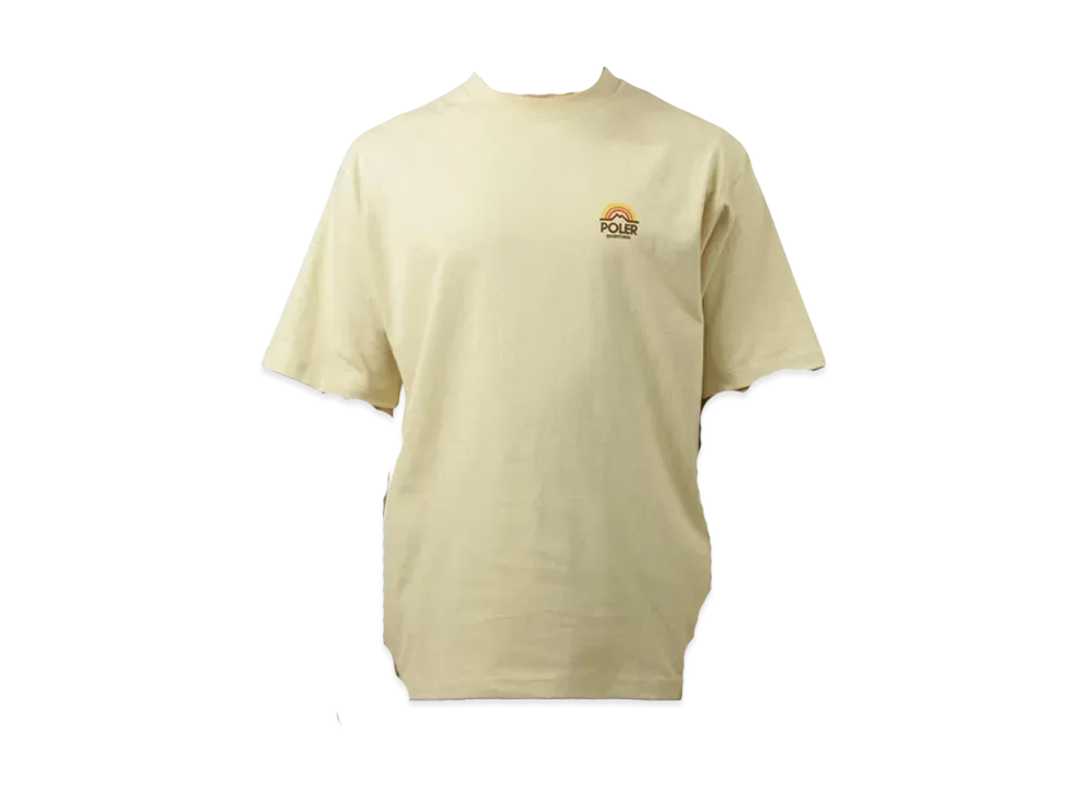 POLeR Rainbow Relaxed Fit Crew Neck SS Tee "Sand"
