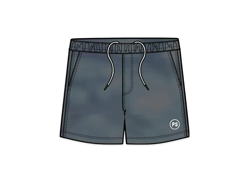 POLeR Tie Dye Hybrid Short Pants "Gray Tie Dye"