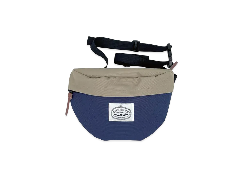 POLeR Mystery Waist Pouch "Beige/Navy"