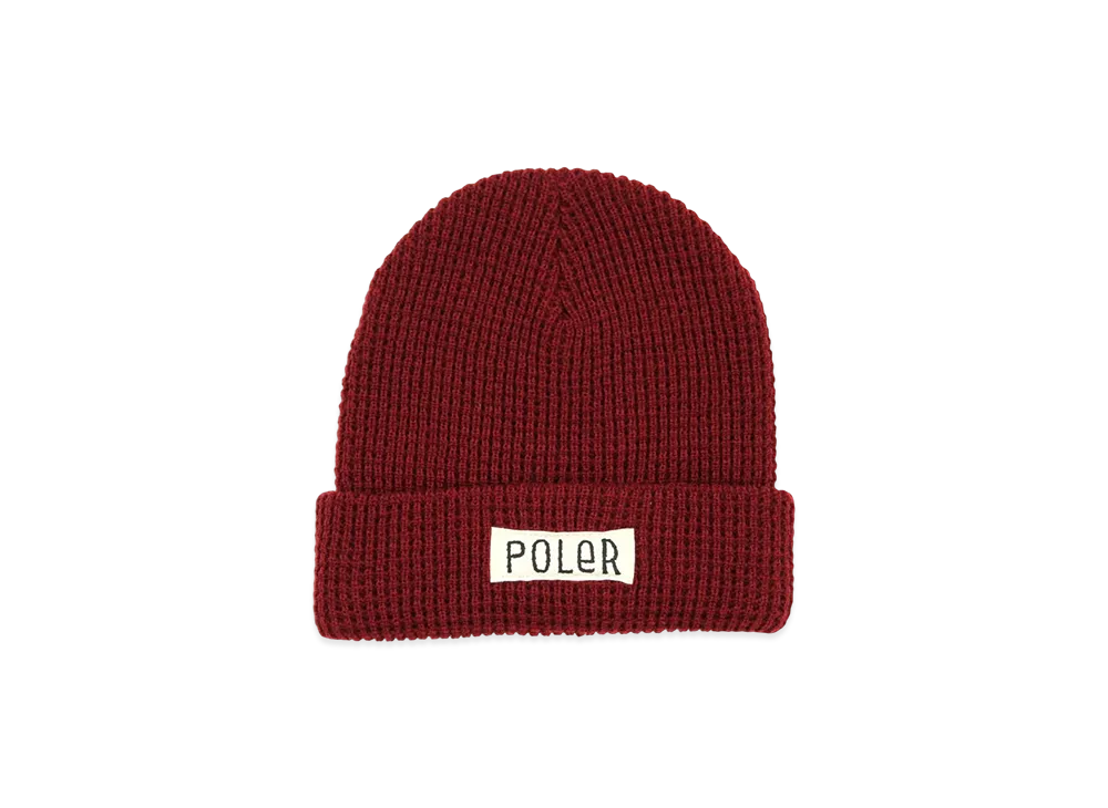 POLeR Workerman Beanie "Maroon"