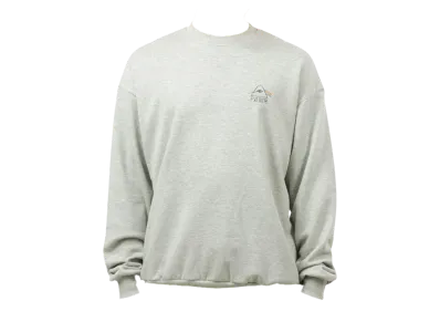 POLeR Psychedelic Logo Crew "Heather Gray"