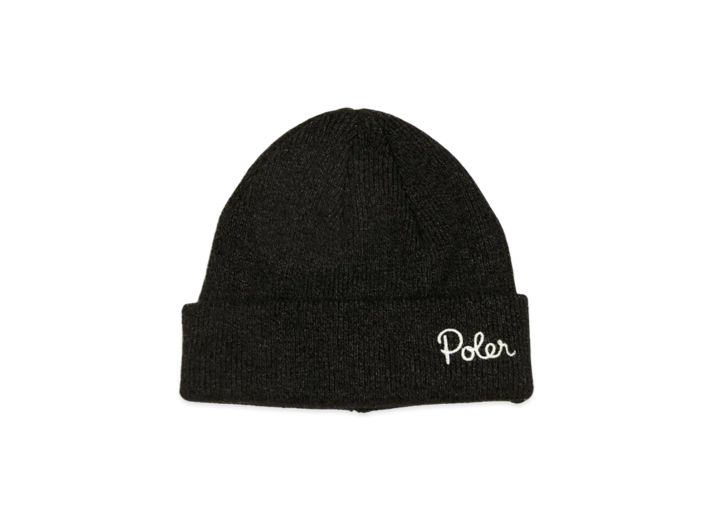 POLeR Shallow Beanie "Black"