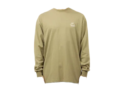 POLeR Psychedelic Logo Relax Fit L/S Tee "Light Brown"