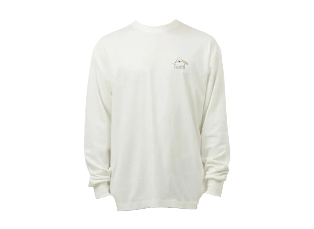 POLeR Psychedelic Logo Relax Fit L/S Tee "White"