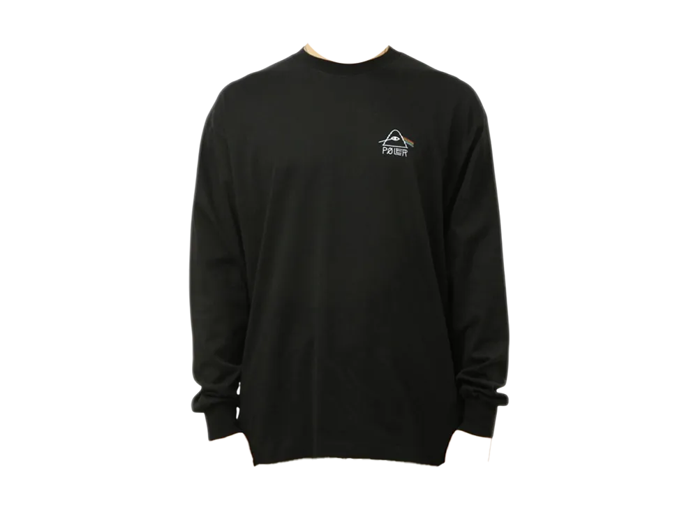 POLeR Psychedelic Logo Relax Fit L/S Tee "Black"