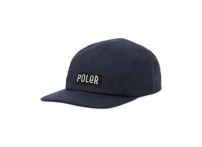 POLeR Furry Font Cotton 5Panel Cap "Navy"