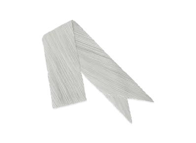 PLEATS PLEASE ISSEY MIYAKE Basic Scarf "Light Gray"