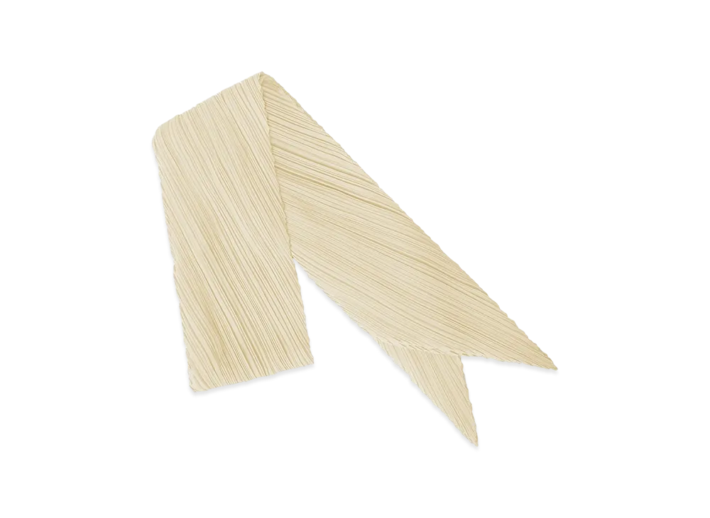 PLEATS PLEASE ISSEY MIYAKE Basic Scarf "Beige"