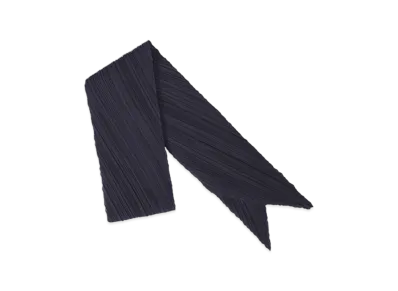 PLEATS PLEASE ISSEY MIYAKE Colorful Scarf "Navy"