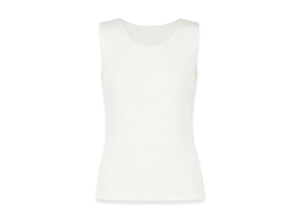 PLEATS PLEASE ISSEY MIYAKE Mist Basics "White"