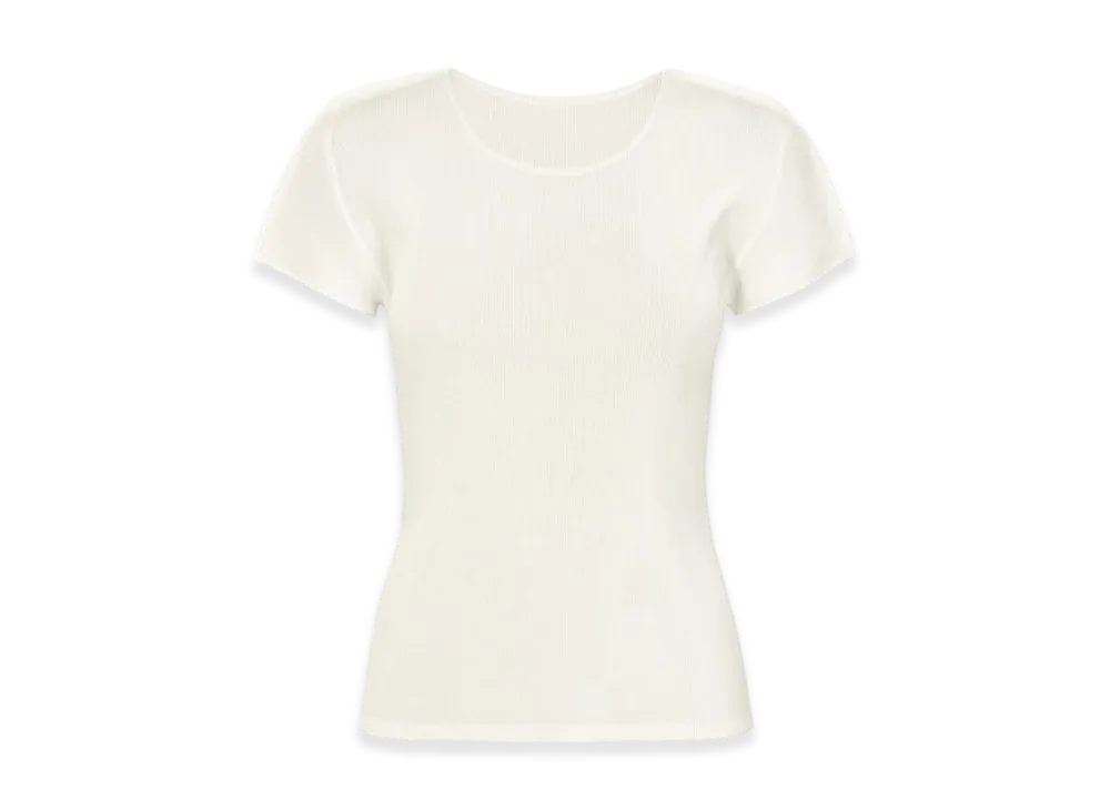 PLEATS PLEASE ISSEY MIYAKE Mist Basics "White"