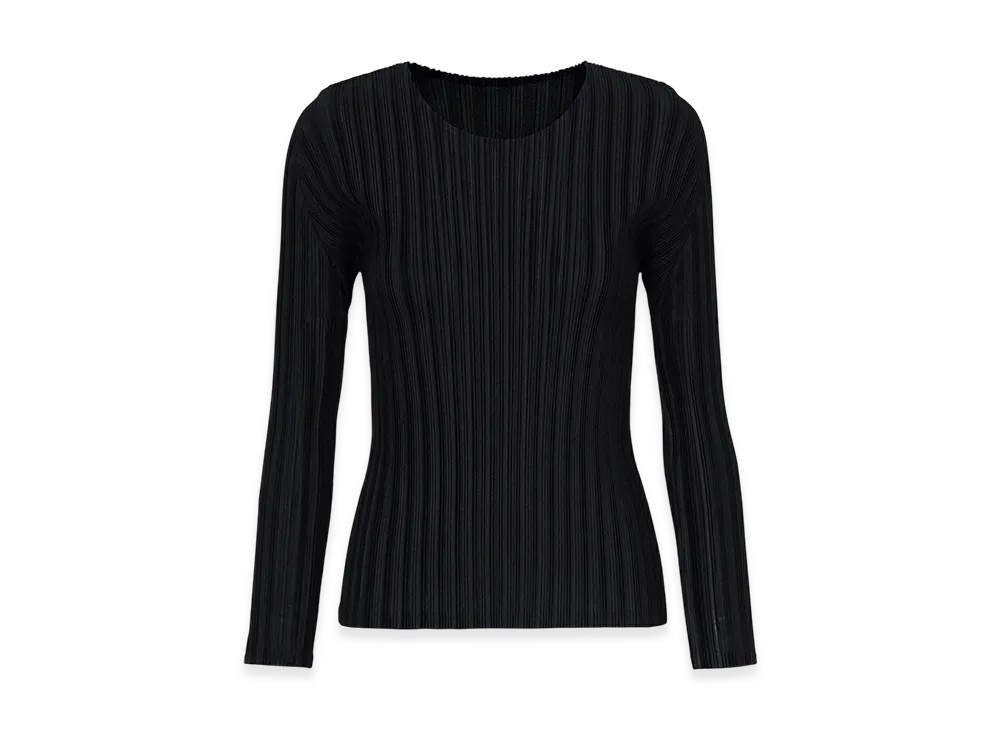 PLEATS PLEASE ISSEY MIYAKE Rib Pleats Basics "Black"