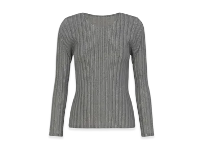 PLEATS PLEASE ISSEY MIYAKE Rib Pleats Basics "Light Gray"