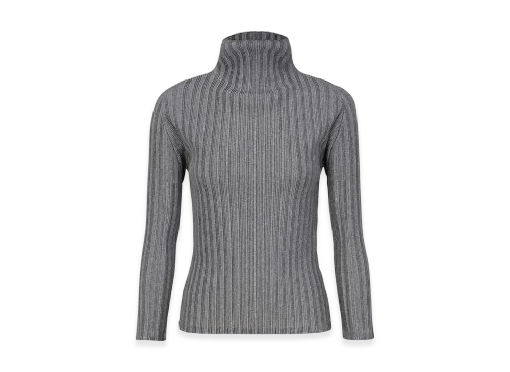 PLEATS PLEASE ISSEY MIYAKE Rib Pleats Basics "Light Gray"