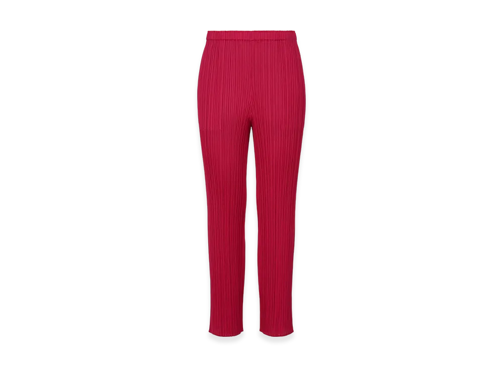 PLEATS PLEASE ISSEY MIYAKE New Colorful Basics 4 "Carmine"