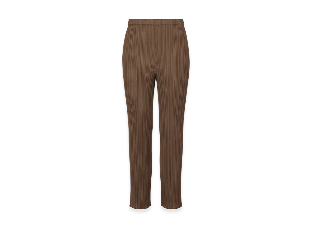 PLEATS PLEASE ISSEY MIYAKE New Colorful Basics 4 "Brown"